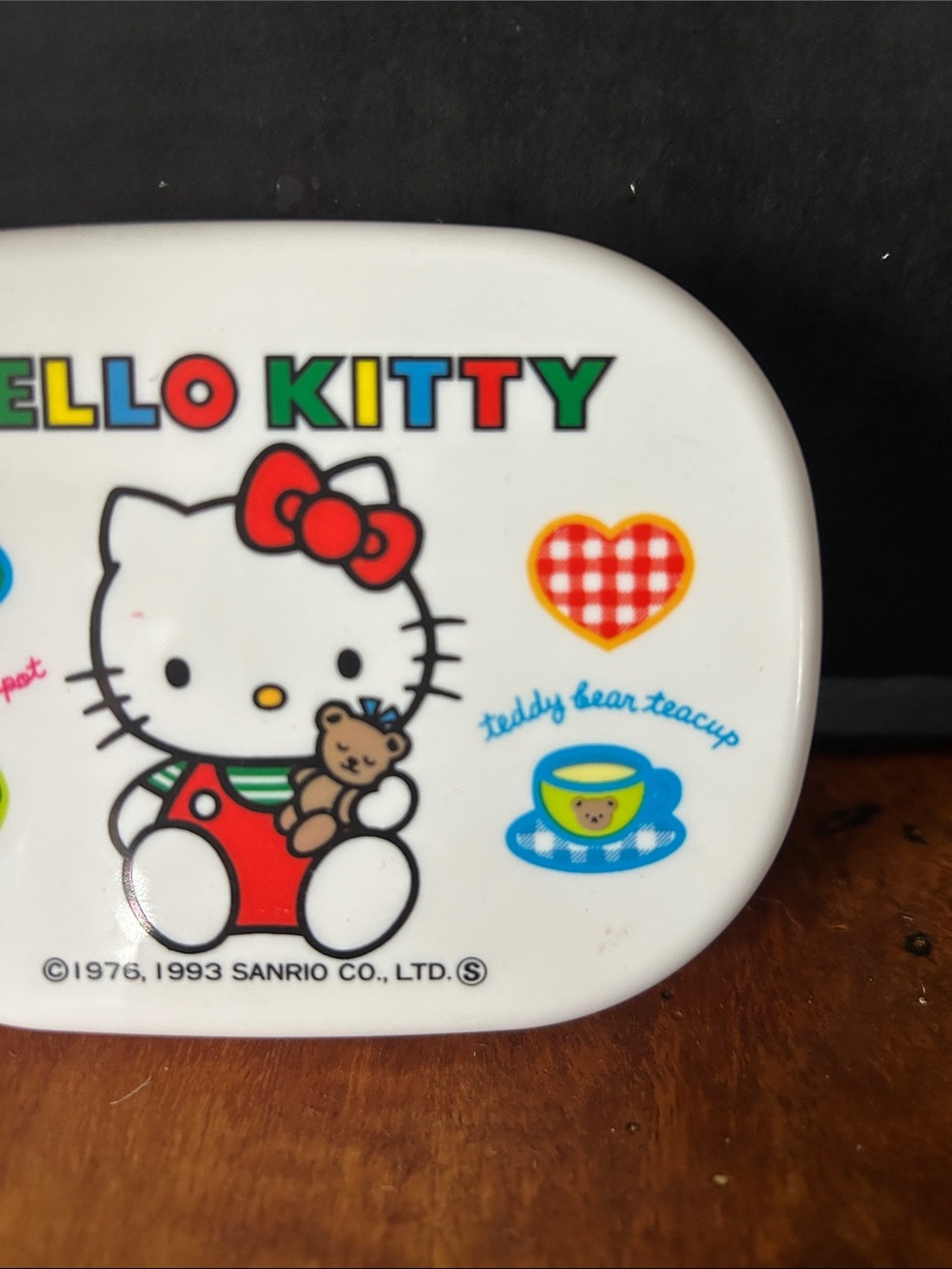 HELLO KITTY Sanrio Vintage 1993 Plastic Container with Compartments - Picture 3 of 6